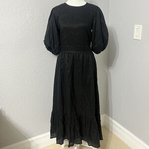 Faithfull the Brand Black Maxi Dress